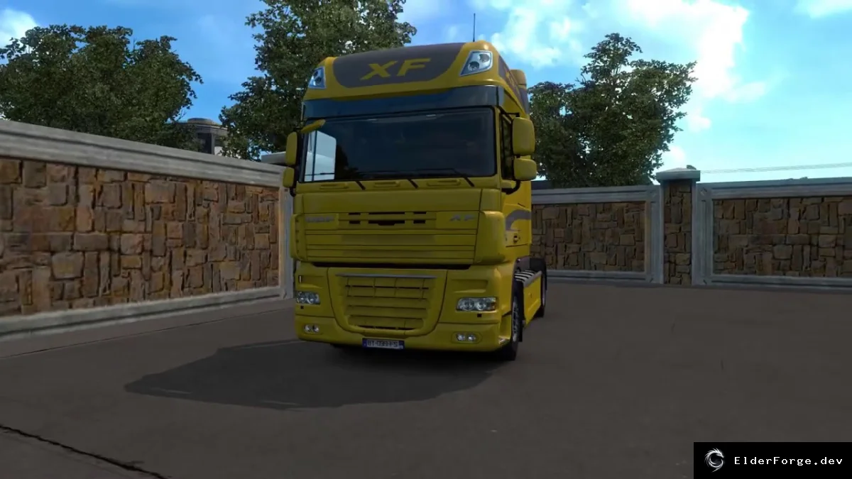 Обложка мода: Звук DAF XF 105 и Euro 6 для Euro Truck Simulator 2 – 4‑канальный аудио‑мод