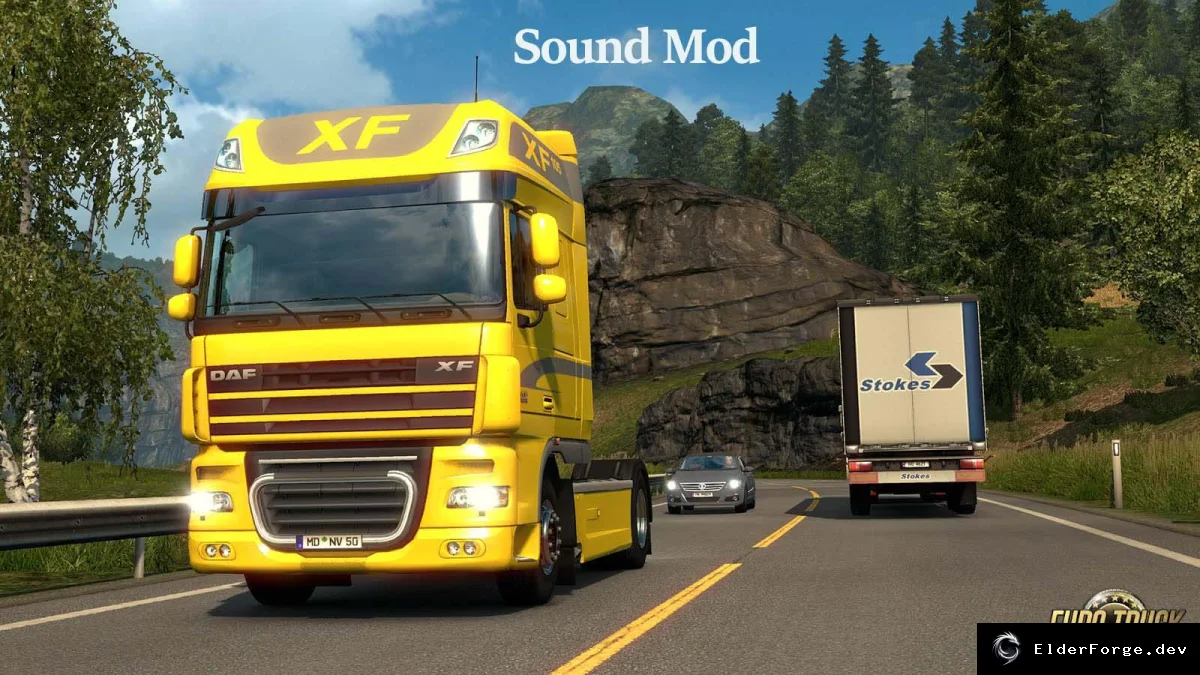 Обложка мода: Звук DAF XF Paccar MX для Euro Truck Simulator 2 – реалистичная акустика