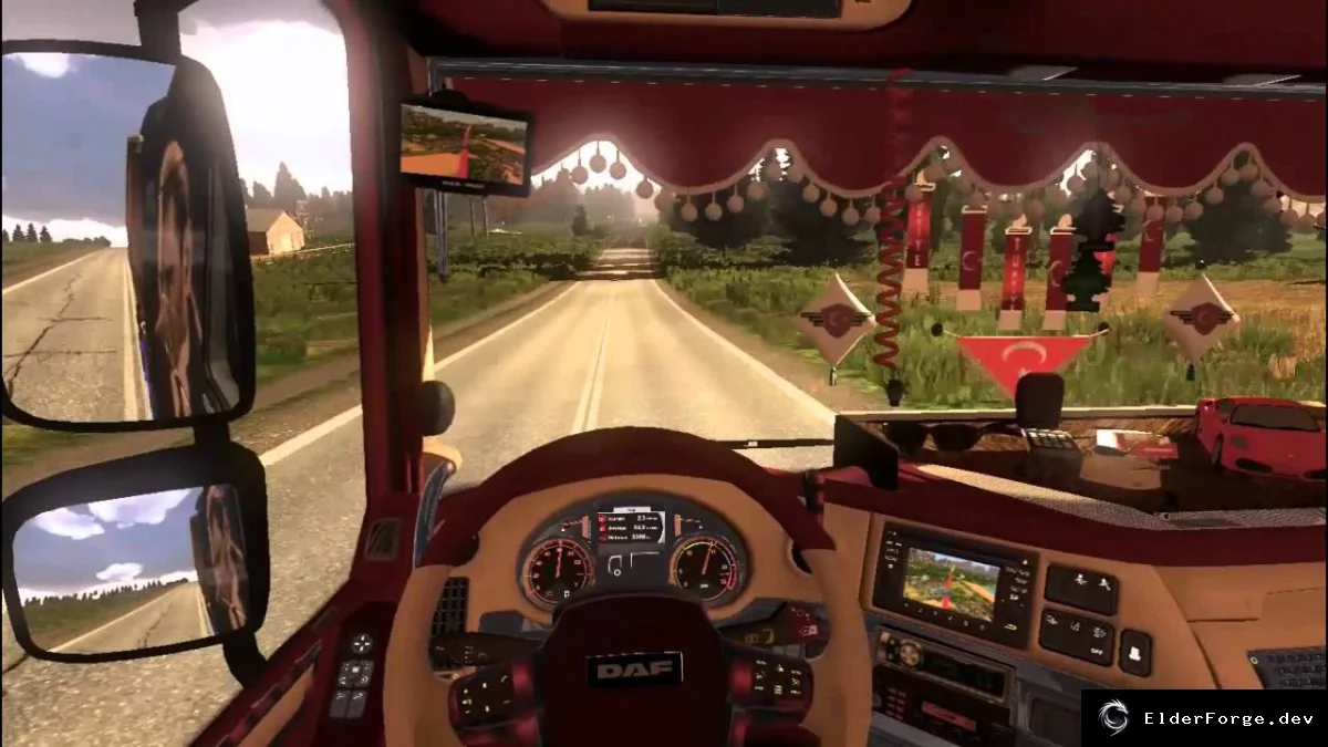 Обложка мода: Звук для DAF XF Euro 6 в Euro Truck Simulator 2 – реалистичная акустика