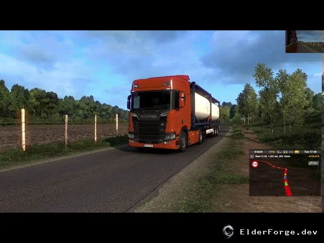 Обложка мода: Звук двигателя DC16 V8 для Scania R&amp;S 2016 NG – реалистичные FMOD‑звуки в ETS2