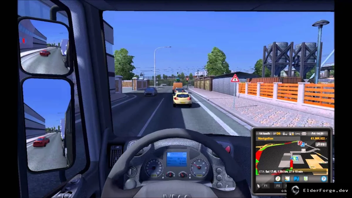 Обложка мода: Звуки двигателя для всех грузовиков в Euro Truck Simulator 2