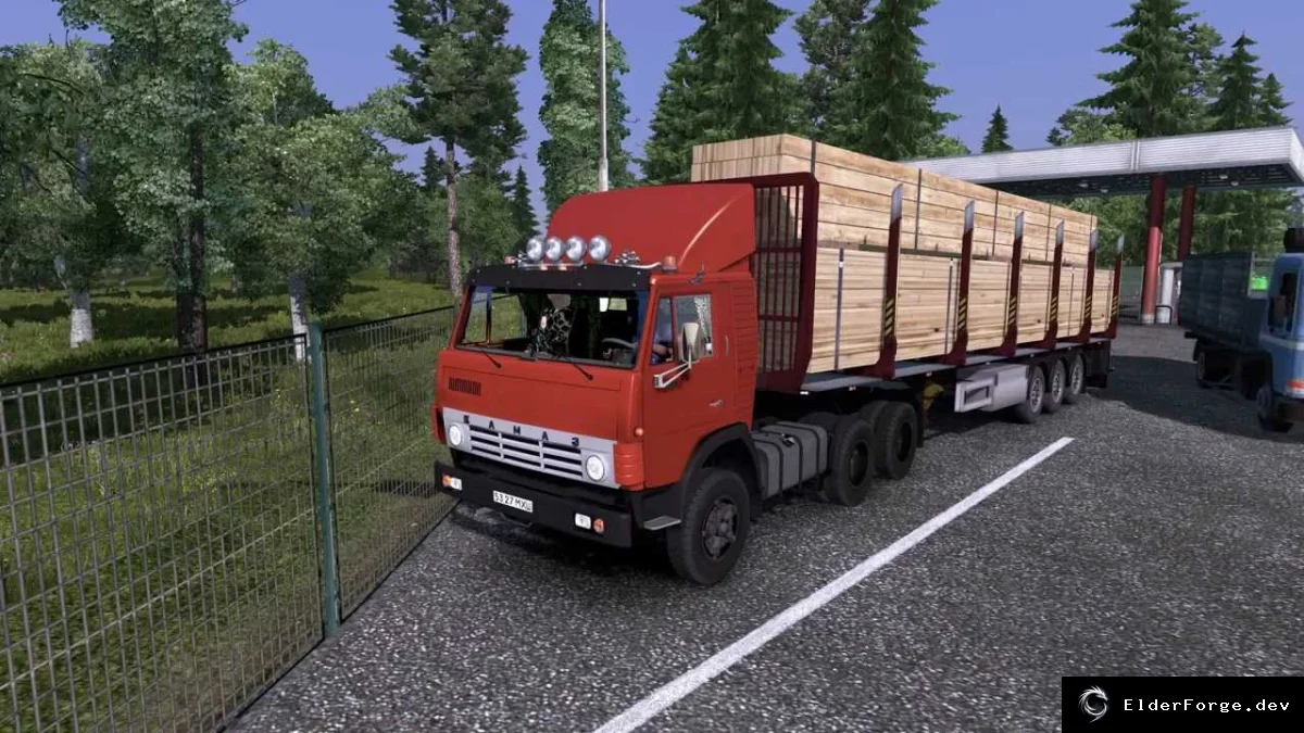 Обложка мода: Звуки Камаза 5410 для Euro Truck Simulator 2 – реалистичный звук двигателя
