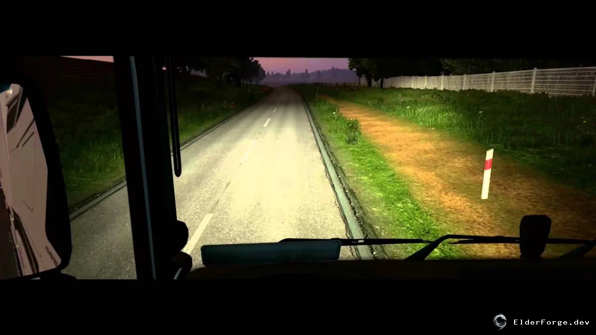 Обложка мода: Звуки шин и ветра в кабине для Euro Truck Simulator 2 – реалистичный аудио‑мод