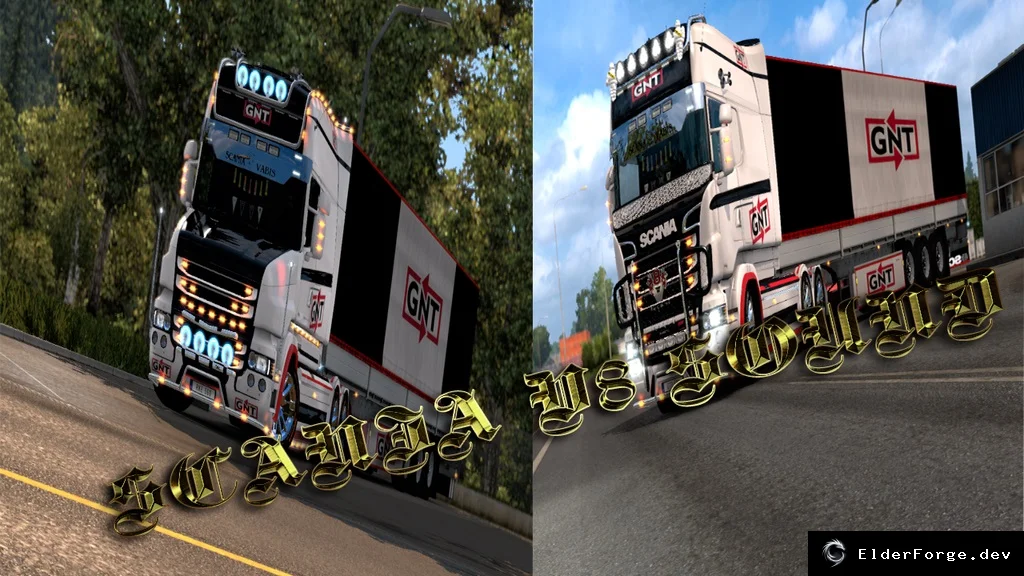 Обложка мода: Звуки V8 и L6 для Scania в ETS2 – новые аудио для T&amp;RS, R, 50Keda и Streamline