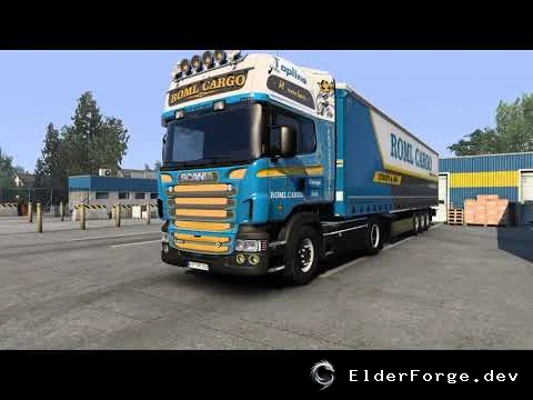 Обложка мода: Звуковой мод Scania V8 для Euro Truck Simulator 2 – улучшенные старты и холостой ход
