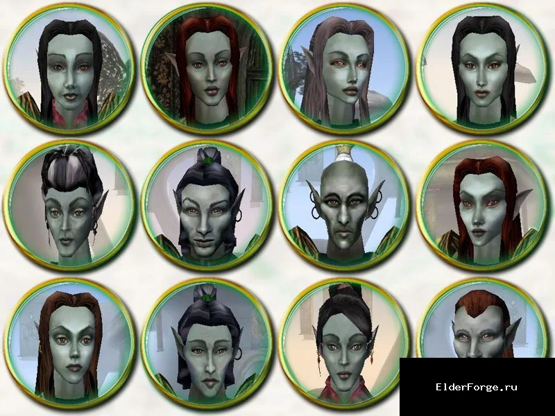 Обложка мода: 24 новых лица для данмеров в Morrowind – пакет от Emma