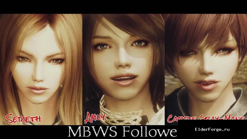 Обложка мода: 3 сестрички-компаньонки LE / MBWS Follower CBBE UNP SeveNBase