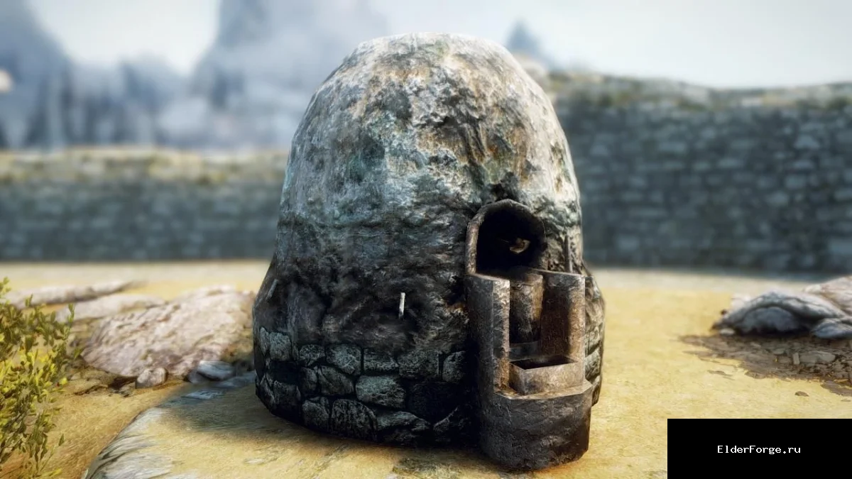 Обложка мода: 4K текстуры плавильни для Skyrim SE – улучшенный вид