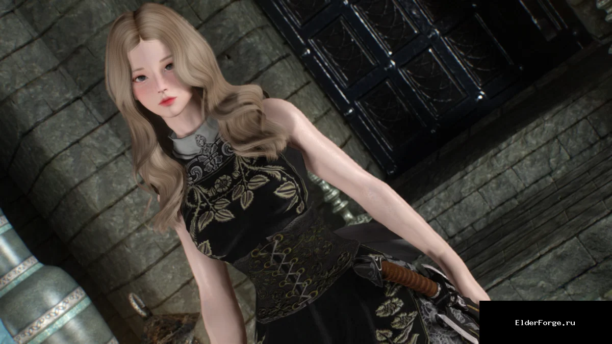 Обложка мода: Адемиа – новый спутник для Skyrim LE с поддержкой UNPB и CBBE