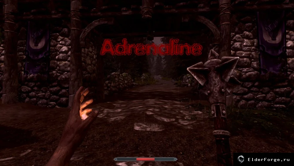 Обложка мода: Динамический боевой режим Адреналин — Skyrim LE
