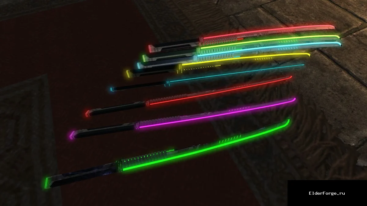Обложка мода: AE-86 Seiryuu Beam Katana – лазерные мечи для Skyrim LE