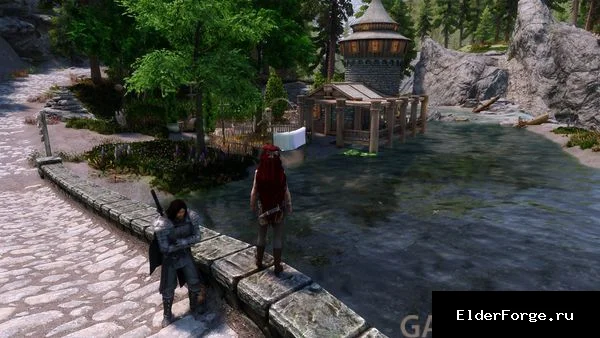 Обложка мода: Aevon‑Tor Reloaded – уютный дом в стиле Ведьмака для Skyrim SE/AE