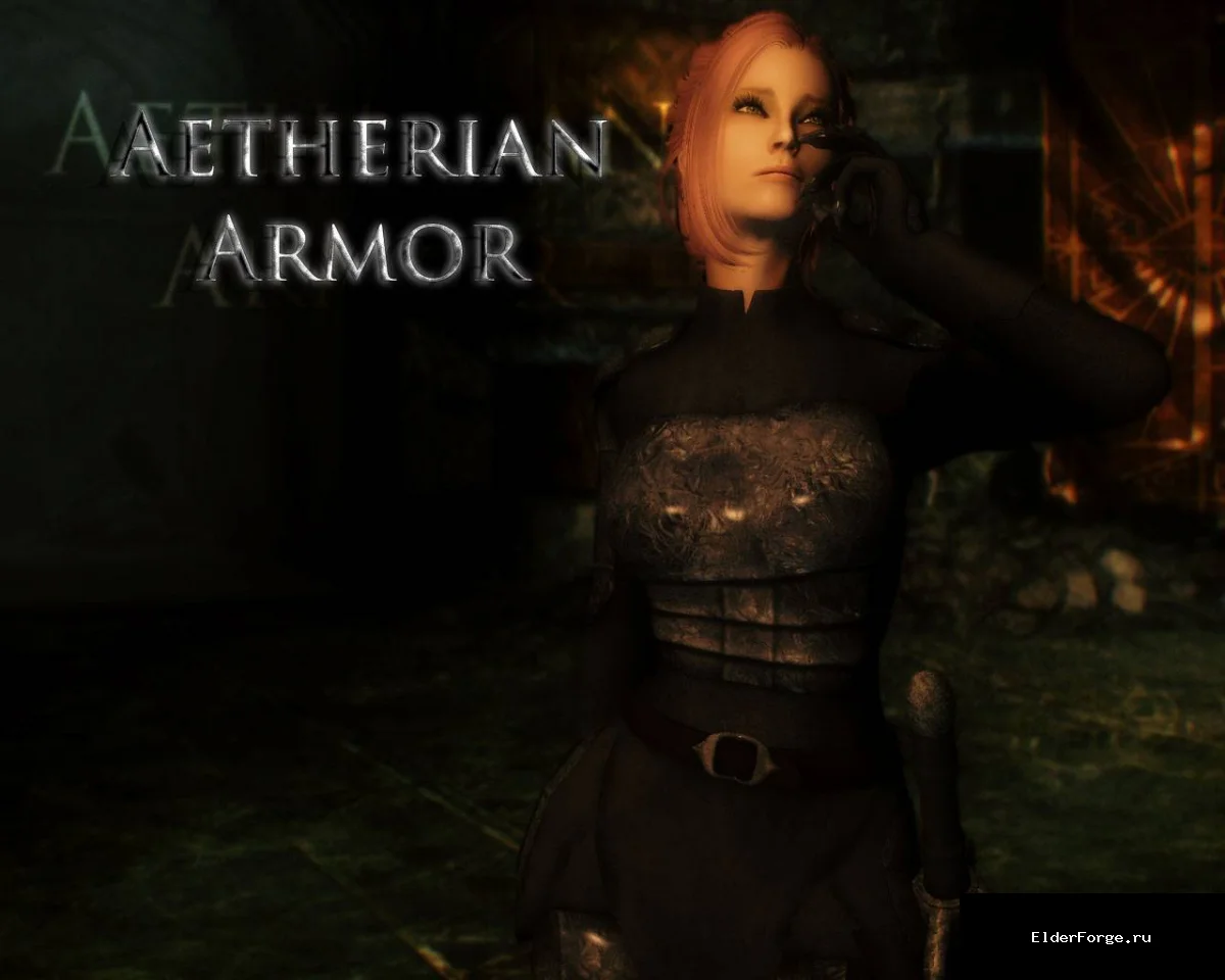 Обложка мода: Айтерианская легкая броня для Skyrim LE – женский набор с уникальным крафтом