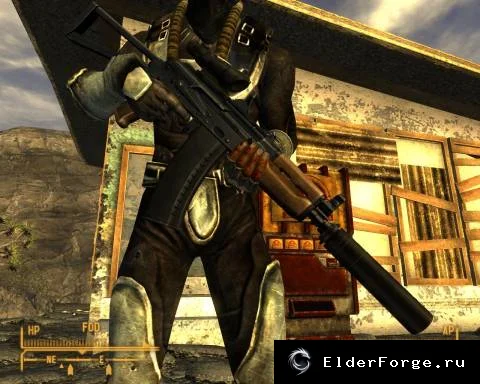 Обложка мода: AK-47 для Fallout: New Vegas: автомат с модулями