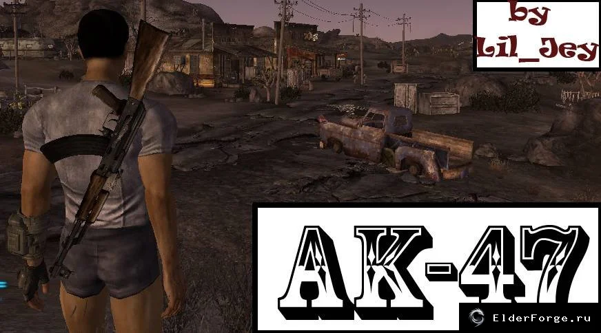 Обложка мода: AK-47 для Fallout: New Vegas: новый автомат в Пустоши