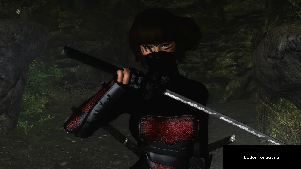 Обложка мода: Akavari Katana Reborn LE — акавирская катана из Oblivion для Skyrim LE