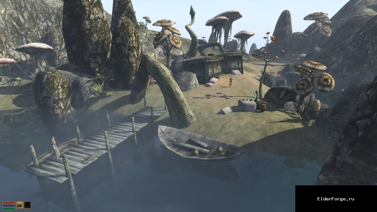 Обложка мода: Альд Редайния — миниатюрное поселение у башни в Morrowind