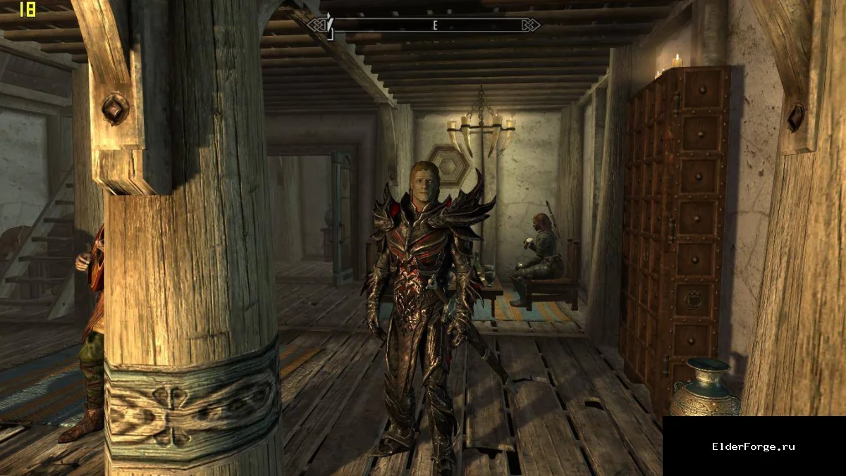 Обложка мода: Алгмир — новый компаньон для Skyrim LE: верный спутник в Вайтране