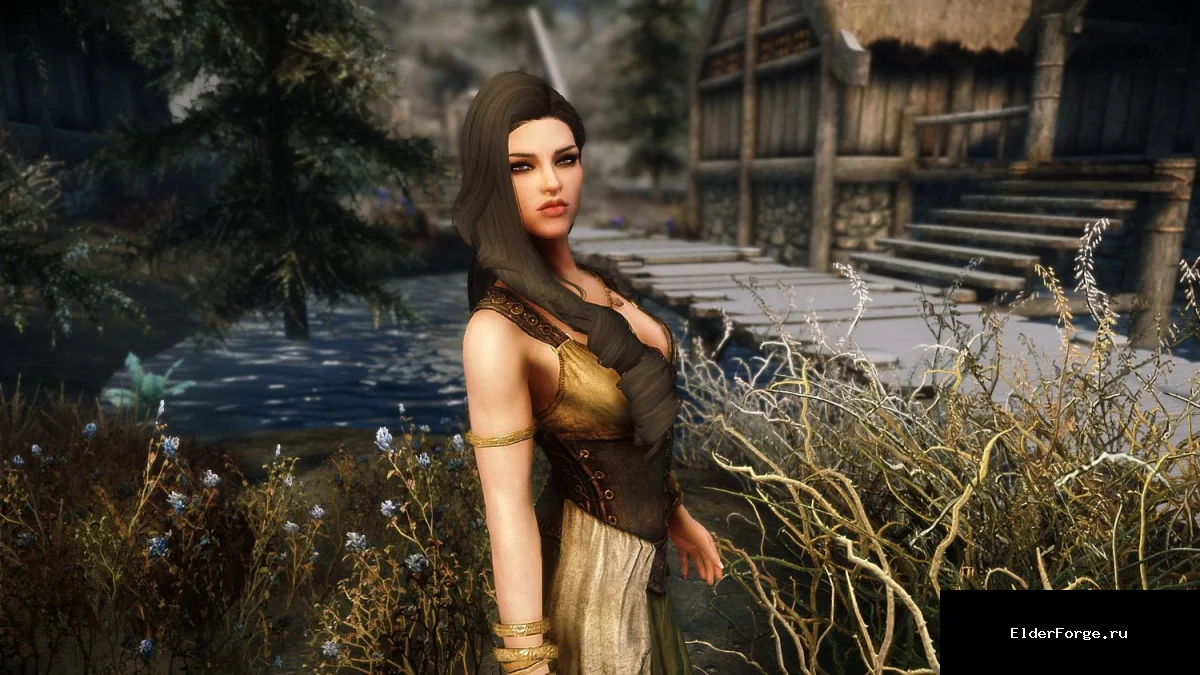 Обложка мода: Alva Replacer – красивый реплейсер Алвы для Skyrim Legendary Edition (UNP &amp; CBBE)