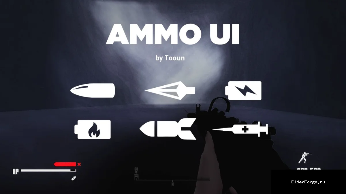 Обложка мода: AMMO UI HUD – Информативный индикатор боеприпасов и глушителя для Fallout 4