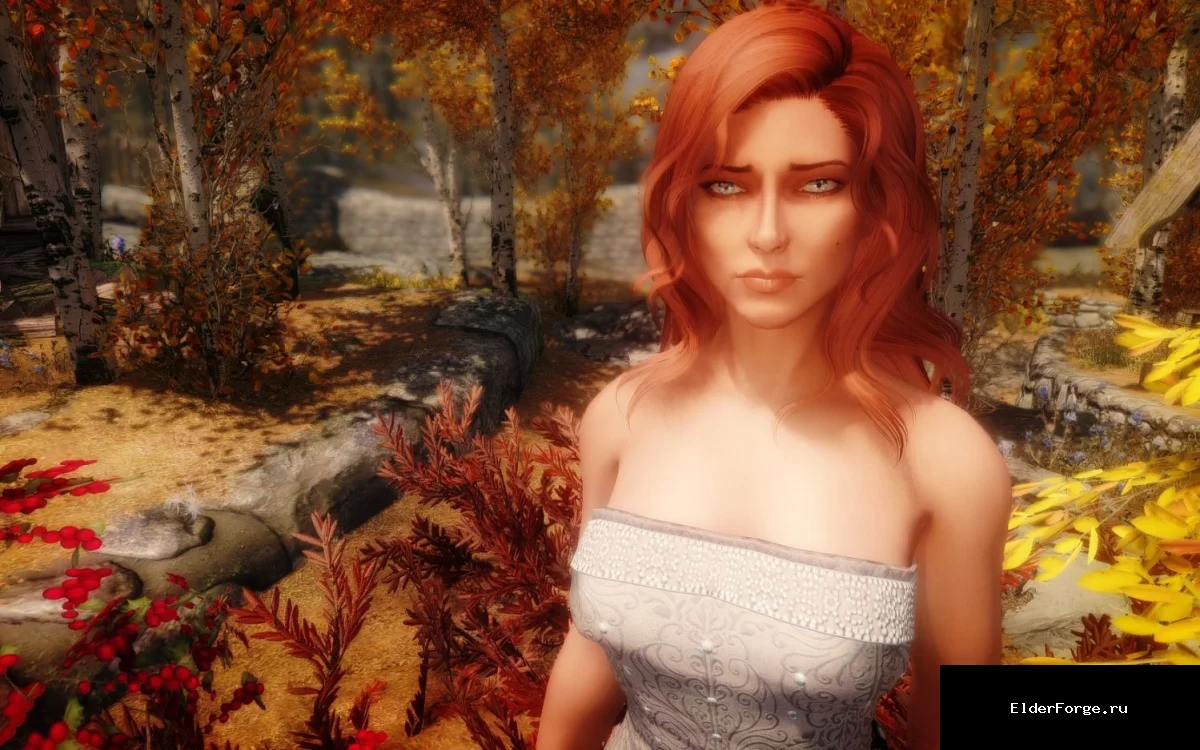 Обложка мода: Анжелика – новая спутница для Skyrim Legendary Edition