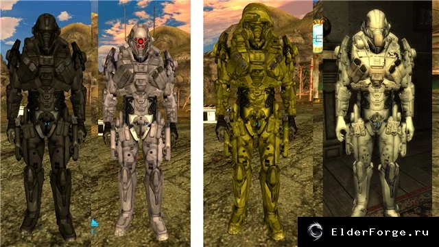 Обложка мода: AR Ghost Marines: Призрачная броня для FNV