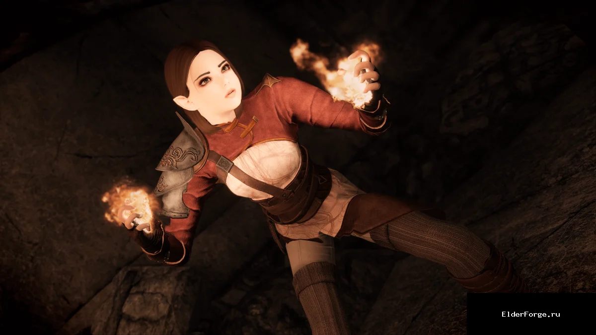 Обложка мода: Арканическая броня мага для Skyrim SE – изысканный женский сет