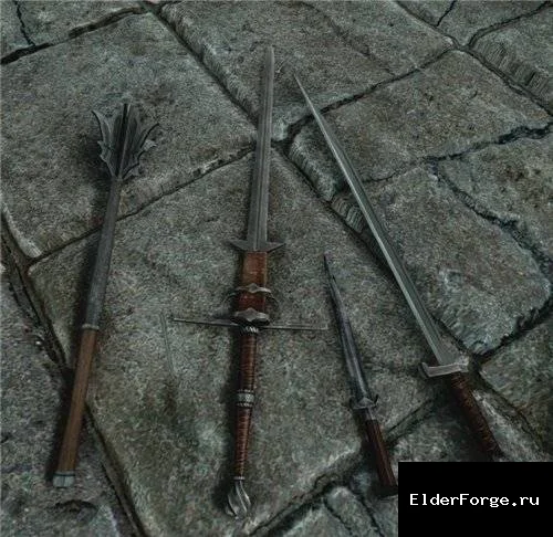 Обложка мода: Арсенал Вернона Роше – новые виды оружия из Witcher 2 для Skyrim LE