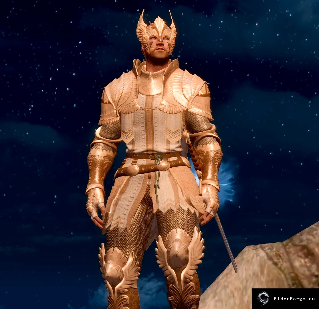 Обложка мода: Атанийская броня воина – уникальная броня из Black Desert Online для Skyrim LE