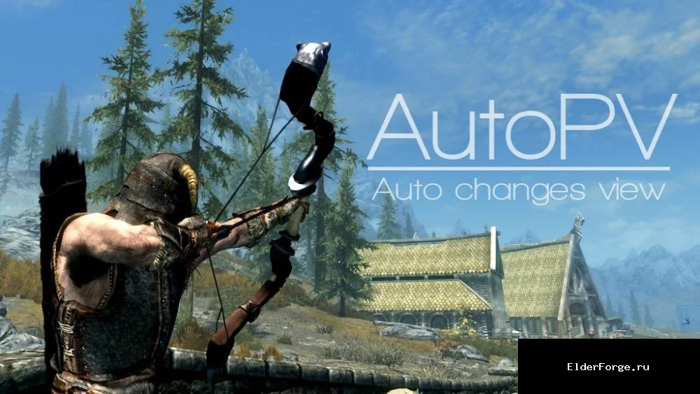 Обложка мода: AutoPV – Автоматическая смена камеры в Skyrim SE/AE
