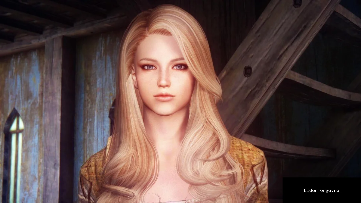 Обложка мода: Авэлин — новая спутница‑воин в стиле CBBE для Skyrim LE