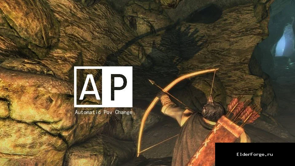 Обложка мода: Авто‑смена камеры 1‑го и 3‑его лица для Skyrim LE