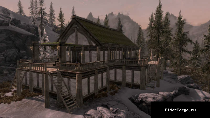 Обложка мода: Балконы для Hearthfire LE — улучшения балконов поместий