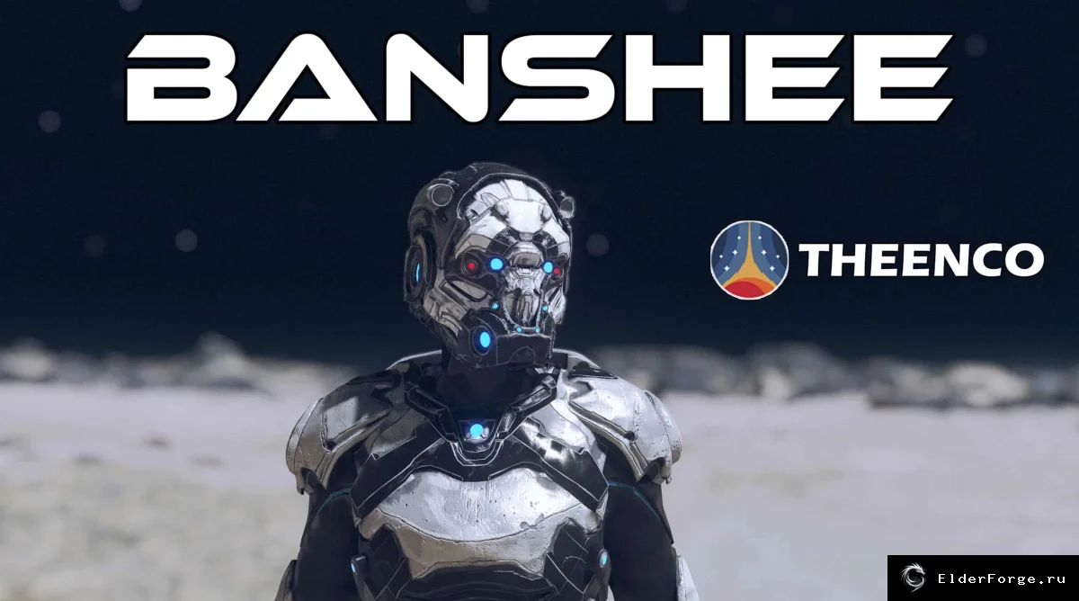 Обложка мода: Banshee – новый скафандр для Starfield от Theenco
