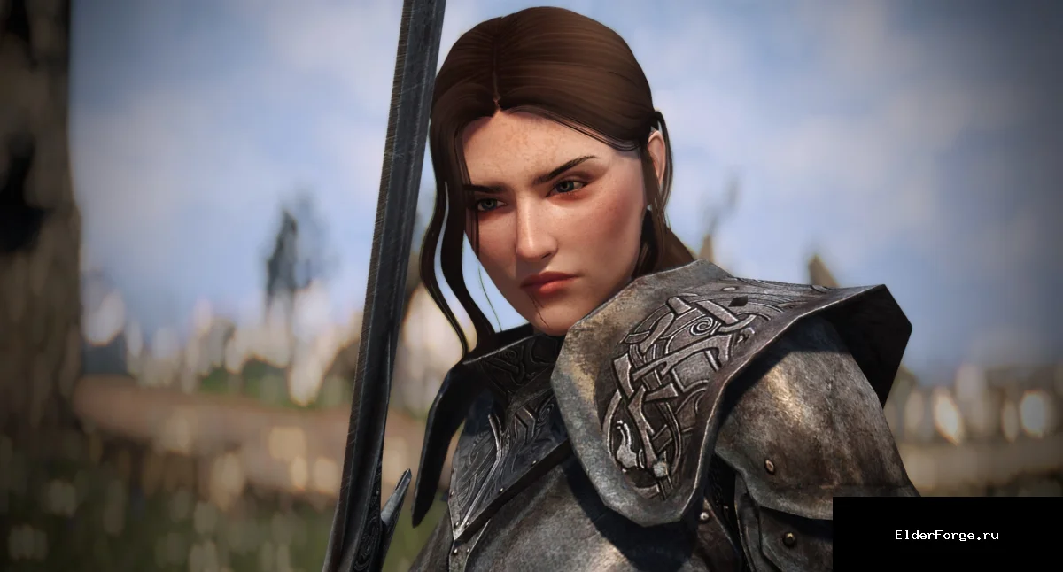 Обложка мода: BB's Uthgerd the Unbroken – автономный реплейсер персонажа для Skyrim LE
