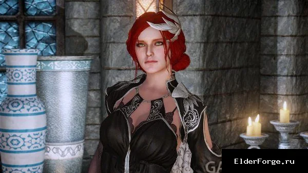 Обложка мода: BDO Ataraxia – комплект Темного рыцаря для Skyrim SE (SMP, BodySlide, 3BA)
