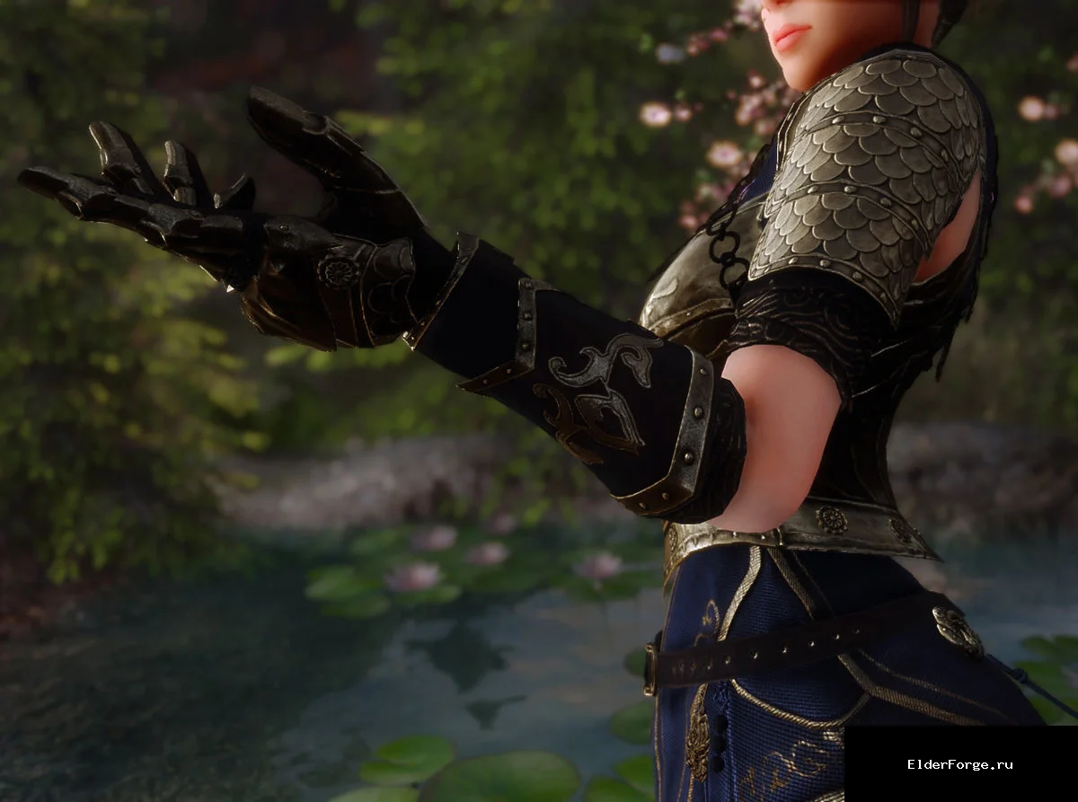 Обложка мода: BDOR Алый дракон – костюм Маэвы из Black Desert Online для Skyrim SE
