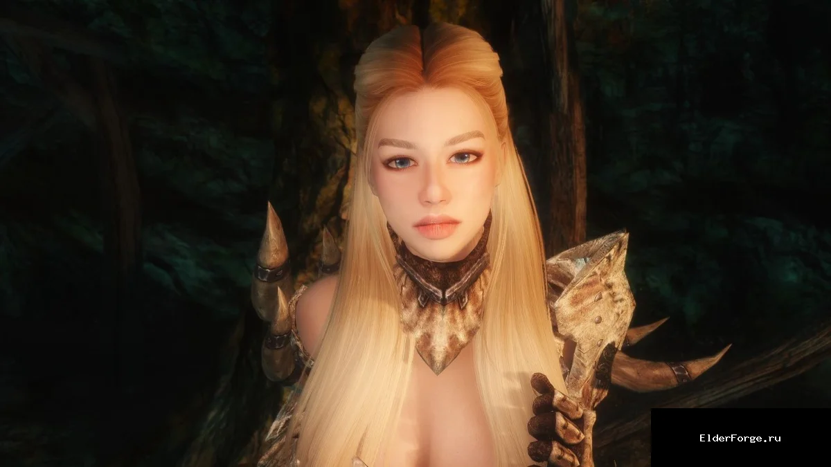 Обложка мода: Бея — новая спутница для Skyrim SE/AE с выбором тел CBBE и UUNP
