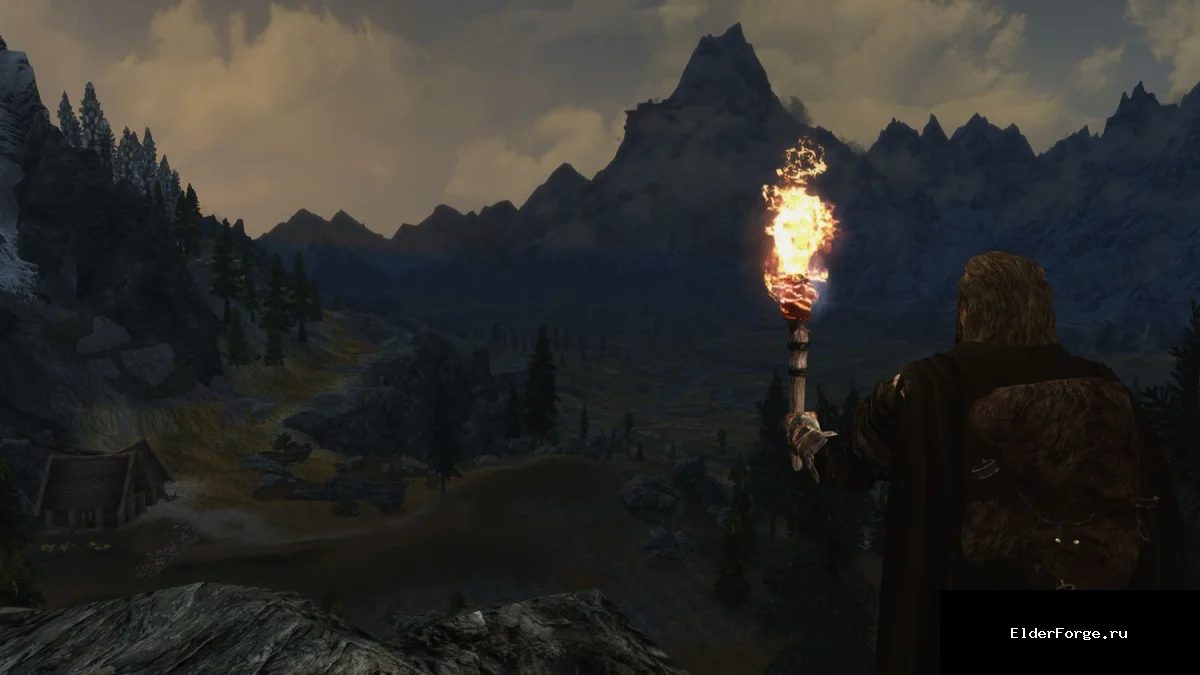 Обложка мода: Бесконечные факелы для Skyrim LE – свет без ограничений