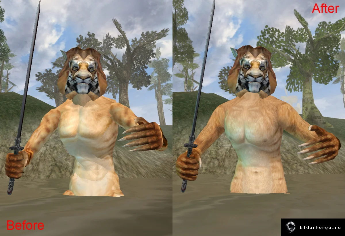 Обложка мода: Better Bodies – улучшенные модели и текстуры тел в Morrowind