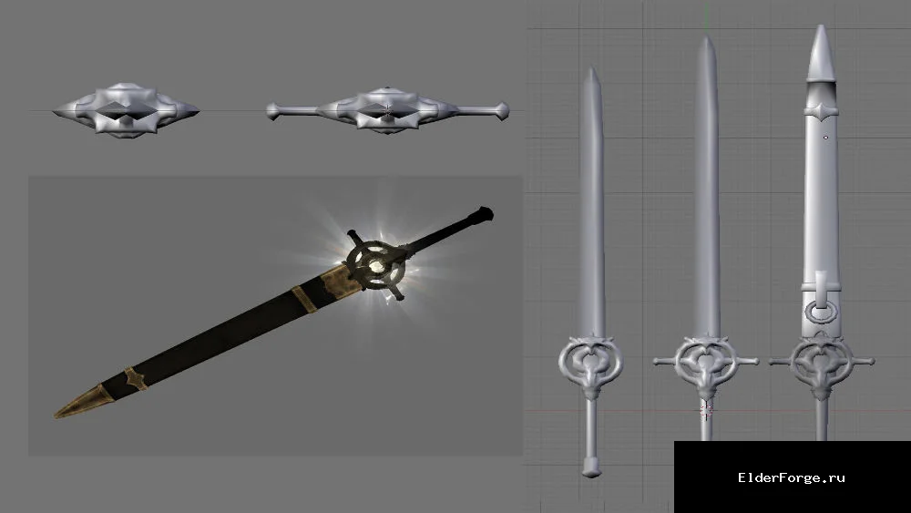 Обложка мода: Better-Shaped Weapons от LeanWolf для Skyrim SE‑AE – Реалистичные модели мечей и клинков