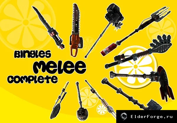Обложка мода: Bingles Melee Complete: Коллекция холодного оружия для FNV