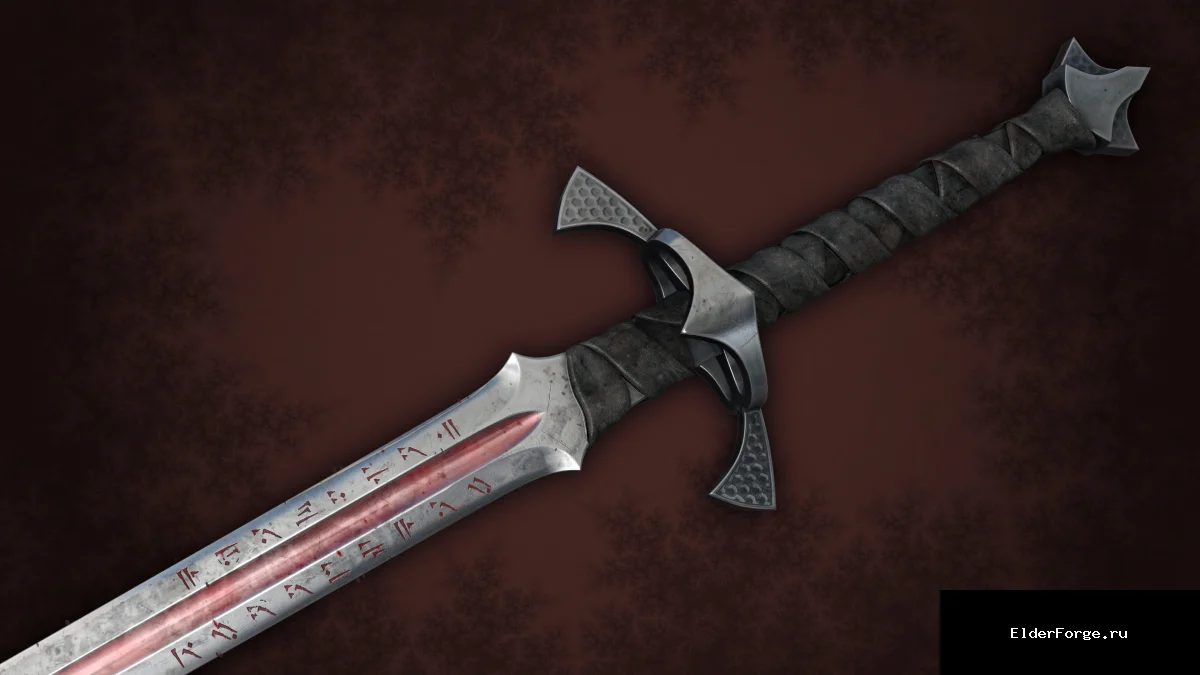Обложка мода: Bloodskal Blade 4 – улучшенный клинок для Skyrim SE/AE с пульсирующим свечением