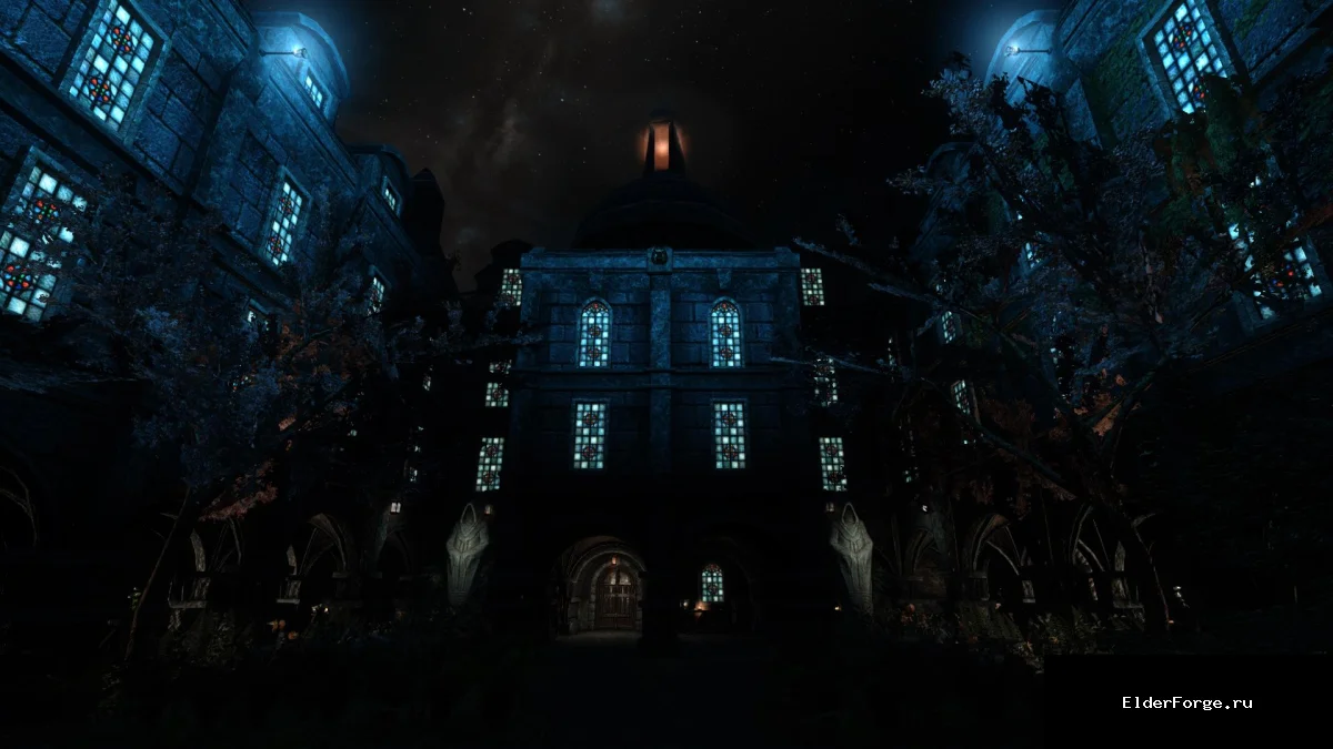 Обложка мода: Blue Palace Nights – ночное волшебство в Skyrim SE