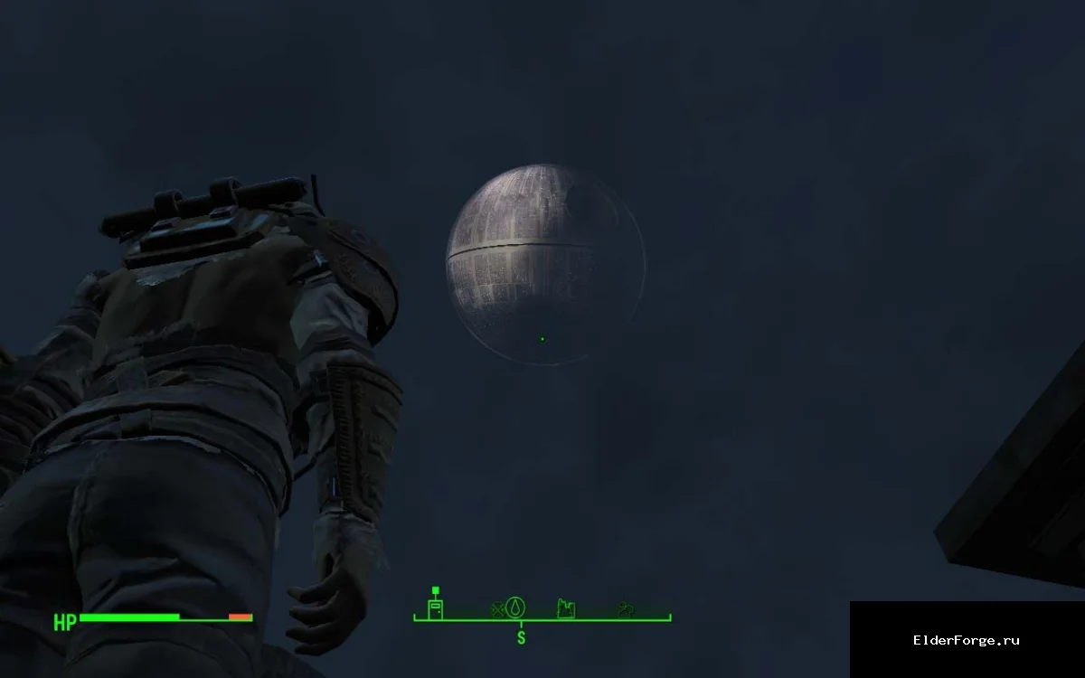 Обложка мода: Большая Звезда Смерти – новая ретекстура луны в Fallout 4