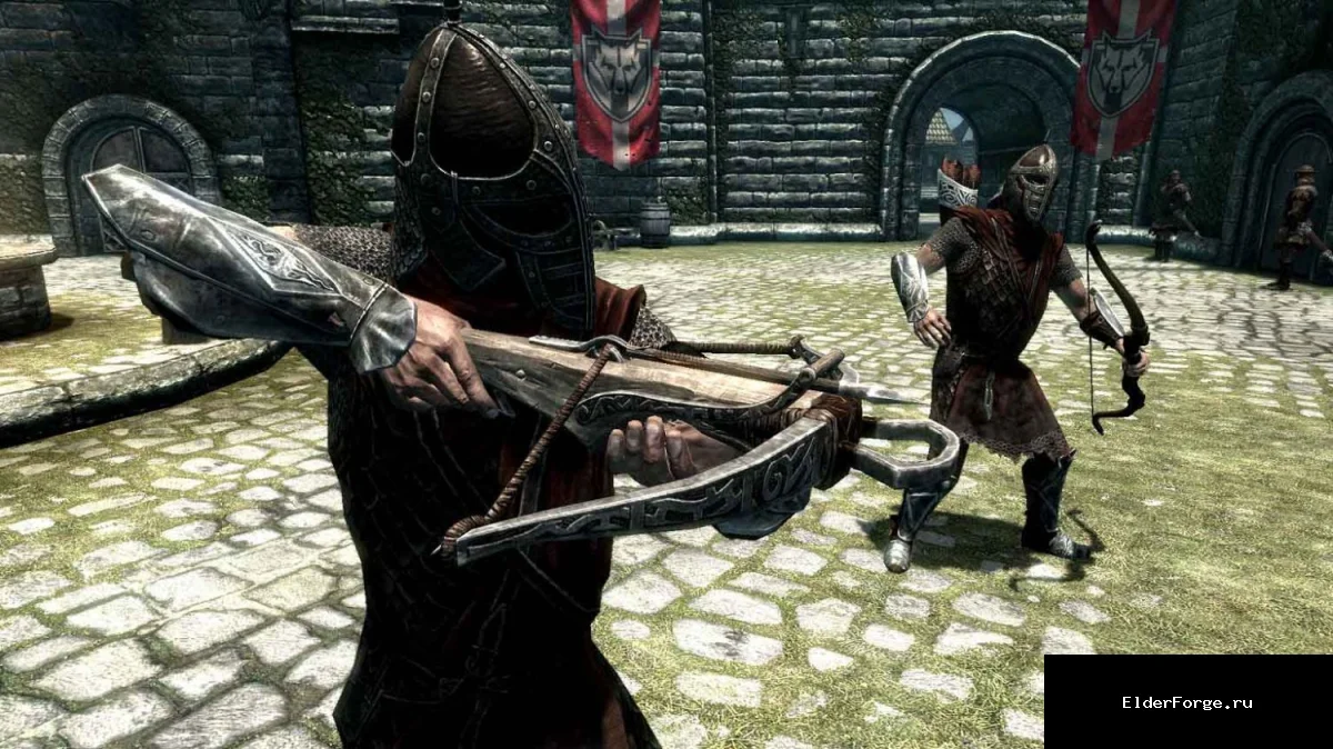 Обложка мода: Больше арбалетов у NPC в Skyrim LE – усиленный бой без багов