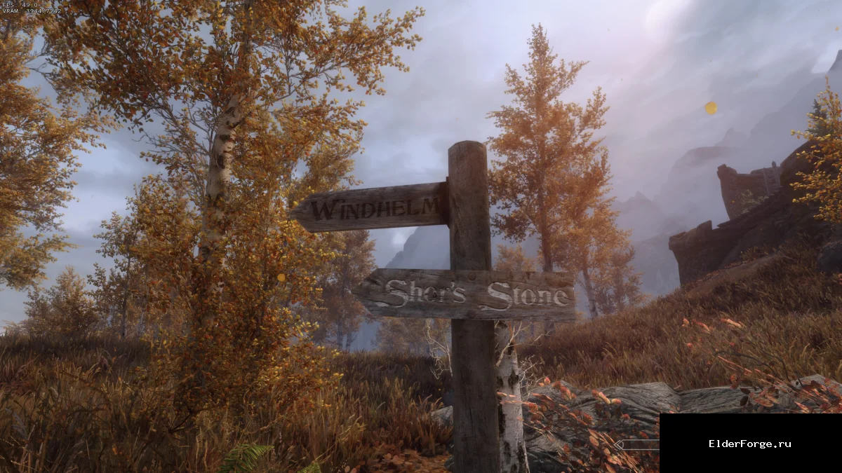 Обложка мода: Больше дорожных знаков для Skyrim SE – 14 новых указателей