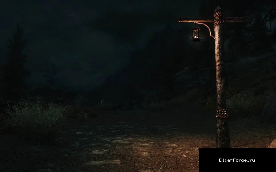 Обложка мода: Больше фонарей на дорогах и мостах в Skyrim Legendary Edition – безопасные ночные путешествия