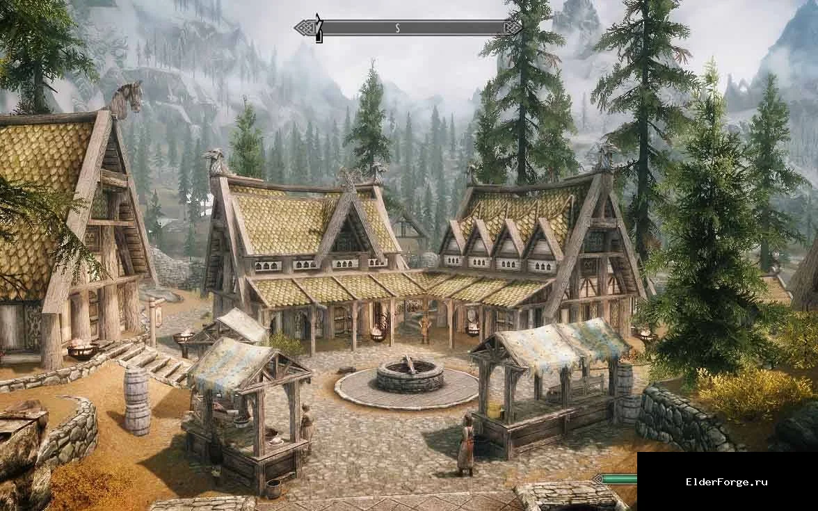 Обложка мода: Больше зелени в Вайтране – улучшенный ландшафт для Skyrim LE