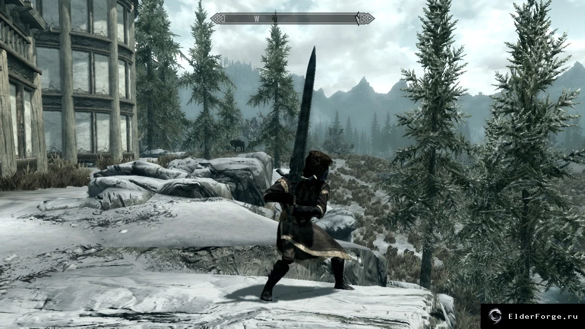 Обложка мода: Меч Арториаса из Dark Souls — большой клинок для Skyrim LE